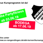 Kursangebote Bodega und Zumba Frühjahr 2019